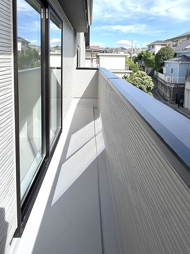 バルコニー南西向き