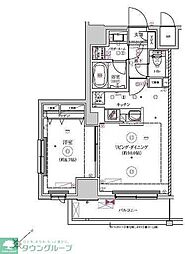 RELUXIA東向島 7階1LDKの間取り