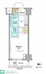 プラウドフラット本所吾妻橋 2階1Kの間取り
