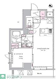 SYFORME NEXT MUKOJIMA 6階1LDKの間取り