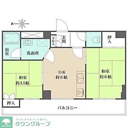 ラヴィーナ門前仲町 605 6階2DKの間取り