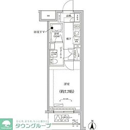 ＣＲＥＡＬｐｒｅｍｉｅｒ大島 3階1Kの間取り