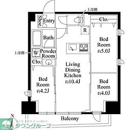 ＣＬＫ南千住 4階3LDKの間取り