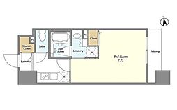 Ｌａ　Ｄｏｕｃｅｕｒ秋葉原 11階1Kの間取り