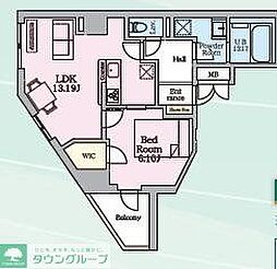 間取図画像 1LDK