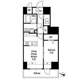 GRANPASEO三ノ輪 1LDKの間取図画像