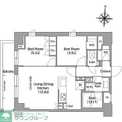 物件の間取り