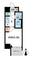 KDXレジデンス大島 1Kの間取図画像