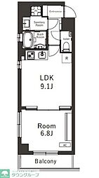 BelleviageMorishita 1LDKの間取図画像