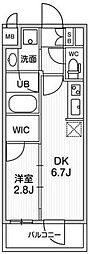 ALTERNA住吉 1DKの間取図画像