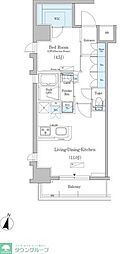 UrbanexAsakusa 1LDKの間取図画像