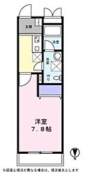 緑3丁目マンション 1Kの間取図画像