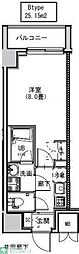 S-RESIDENCE両国avenue 1Kの間取図画像
