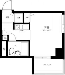 ダイアパレス錦糸町第5 1Kの間取図画像
