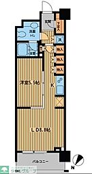 プライムアーバン日本橋横山町 3階1LDKの間取り