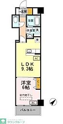 Hill Flat Osaki 5階1LDKの間取り