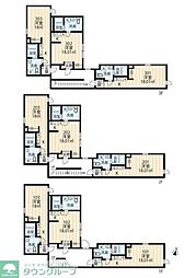 ルミエール大森 2階1Kの間取り