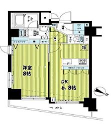 トーシンフェニックス日本橋浜町弐番館 11階1DKの間取り