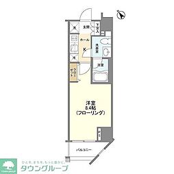 Ｃａｓａ　Ｓｐｌｅｎｄｉｄｏ　麻布仙台坂 2階1Kの間取り