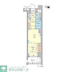 ＲＪＲプレシア千鳥 1階1DKの間取り