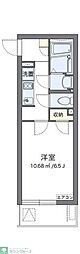クレイノ翔花 1階1Kの間取り