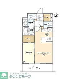 間取図画像 1LDK