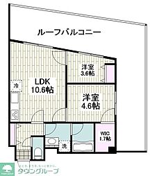 SAKURA C TERRACE 2LDKの間取図画像