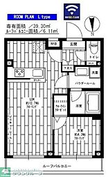 ステージファースト大森町 1LDKの間取図画像