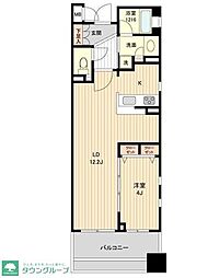 HF銀座レジデンスEAST 1LDKの間取図画像