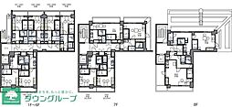 レオパレスフラット浜松町 1Kの間取図画像
