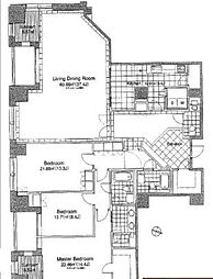 青山第一マンションズ 3LDKの間取図画像
