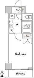 フォレシティ秋葉原 1Kの間取図画像