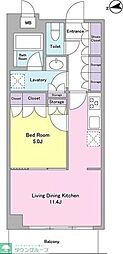 CITYCURRENT代官山 1LDKの間取図画像