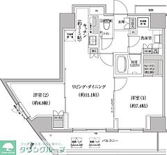 物件の間取り