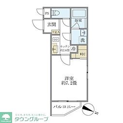 The Shinagawa East Residence 1Kの間取図画像