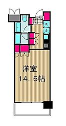 willDo清澄 1Kの間取図画像