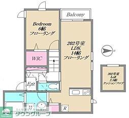 sumica 1LDKの間取図画像