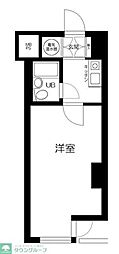 ノア道玄坂 1Kの間取図画像