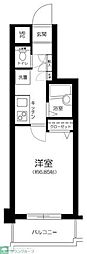 ヴェローナ白金 1Kの間取図画像