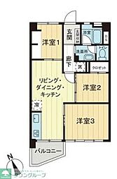 東陽町住宅 3LDKの間取図画像