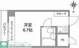 ウィン青山 ワンルームの間取図画像