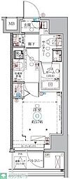 CREVISTA品川西大井2 1Kの間取図画像