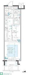 ZOOM新宿御苑前 1LDKの間取図画像