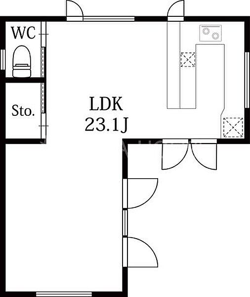 〈離れ〉母屋から程よく距離を置いた空間