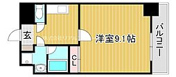 エンゼルプラザ瀬田駅前 1Kの間取図画像