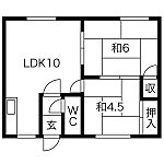 札幌市南区川沿三条3丁目 2階建 築50年のイメージ