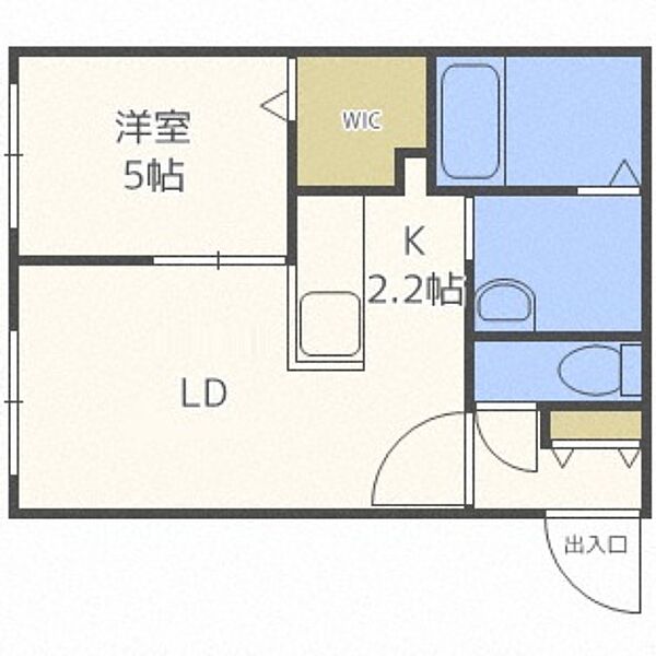 北海道札幌市南区澄川四条5丁目(賃貸マンション1LDK・4階・34.00㎡)の写真 その2