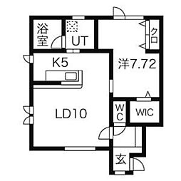 間取図画像 1LDK