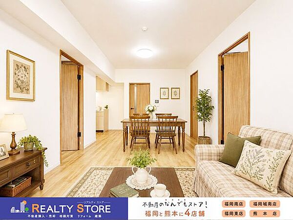 新しく生まれ変わった空間で新生活がワクワクしますね♪※家具はイメージです。