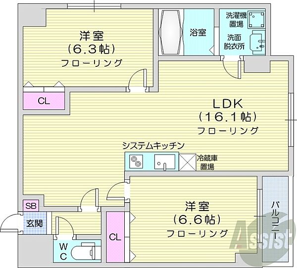 同じ建物の物件間取り写真 - ID:201021009040